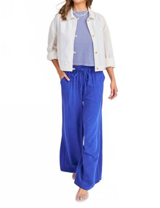 Sadie & Sage Sugarloaf Pants In Cobalt Blue