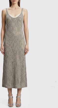 Brunello Cucinelli Abito in lino e cotone Brunello Cucinelli