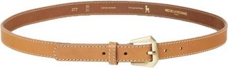 Ines De La Fressange Augustine kamelriem - Dames - Riemen - Bruin - 95 CM - Leer - Accessoires