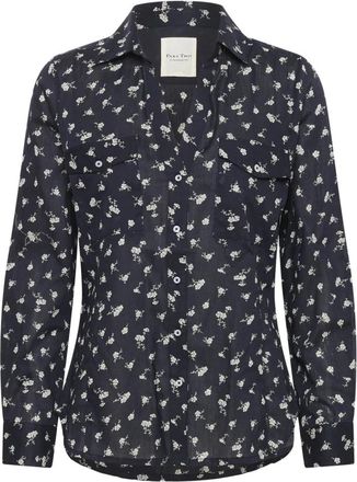 Part Two Fragile Print - 3045 - Dames - Overhemden - Zwart - XS - Overhemden