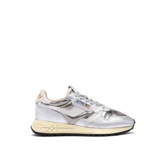 Autry Sneakers, female, Gray, Size: 9 US Vintage Silver Reelwind Exclusive Model
