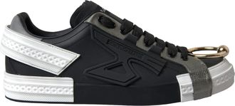 Dolce & Gabbana Black Leather Low Top Sneakers Portofino Mens Shoes