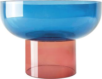 Cloudnola Tip Top Glass Bowl in Pink/Blue at Nordstrom