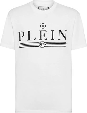 Philipp Plein T-Shirt Ronde Hals Tattoo - Heren - T-shirts - Wit - XL - Katoen - Tops