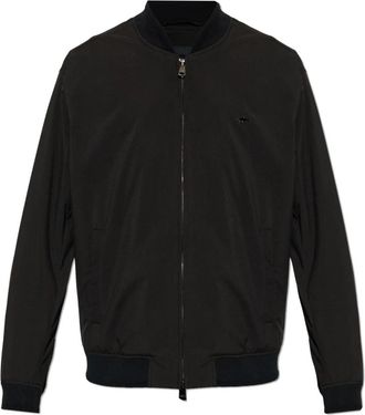 Paul & Shark Logo Jacket - Heren - Bomber jackets - Zwart - M - Katoen - Jassen