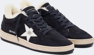 Golden Goose Zapatillas Ball Star de ante con borrego