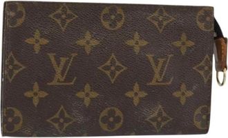 Louis Vuitton Pre-owned Clutches, female, Brown, Size: ONE SIZE Pre-owned Canvas Clutch