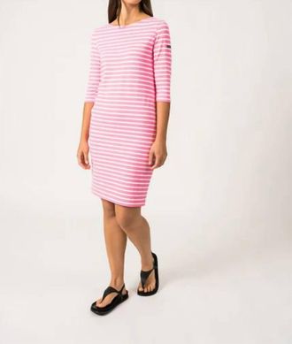 Saint James Propriano Dress In Neon/neige