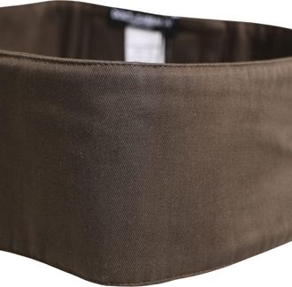 Dolce & Gabbana Brown Viscose Wide Belt Waist Cummerband Men Nylon Elastane