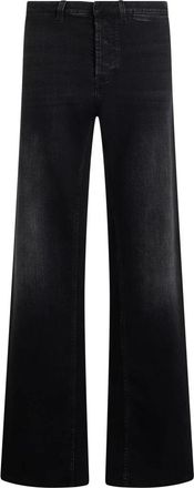 Gucci Palazzo Jeans - Heren - Loose Fit Jeans - Zwart - W31 - Katoen - Jeans