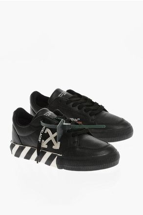 Off-white Low-Top Hammered Leather Sneakers size 35