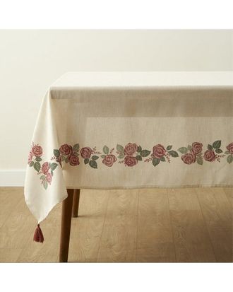 Bella Maison Rose Print Tablecloth