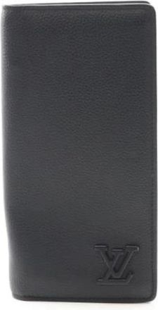 Louis Vuitton Pre-owned Wallets, male, Black, Size: ONE SIZE Pre-owned M69980 Long wallet (bi-fold)