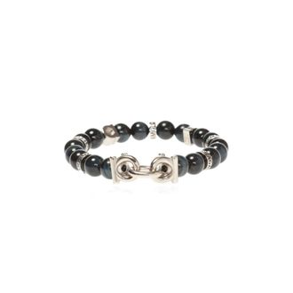 Ferragamo Beads Occhiodifalco Armband - Heren - Armbanden - Zwart - ONE Size - Accessoires