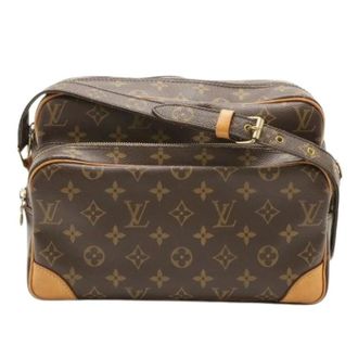 Louis Vuitton Pre-owned Cross Body Bags, female, Brown, Size: ONE SIZE Pre-owned Vintage Canvas Cross Body Bag