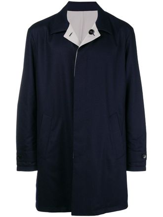 Manzoni24 Cappotto monopetto - Blu