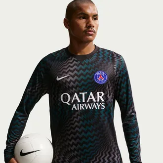 Nike Paris Saint-Germain 2026/27 Stadium Goalkeeper Nike Mens Dri-FIT Soccer Replica Jersey in Black | IO8347-011