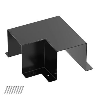 OEM Codo Plano De Repuesto De 4x4 Pulgadas, Cubierta Negra