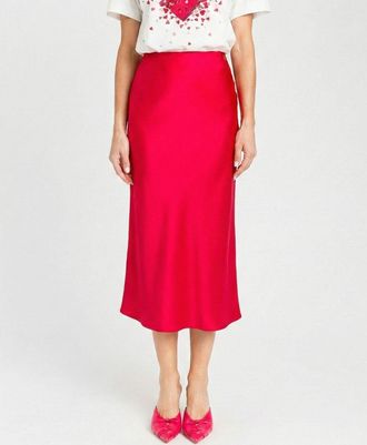 Twin-Set Gonna midi Twinset Actitude in raso