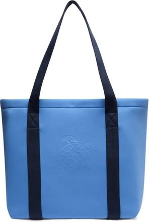 Vilebrequin Neoprene Strandtas Effen - unisex - Shoppers - Blauw - ONE Size - Katoen - Tassen