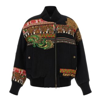 Dries Van Noten Valdi Bomber Jacket - Jackets - Mujer - Multicolor - S