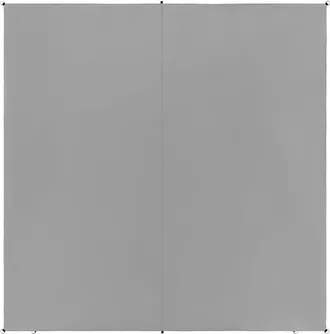 Beliani Toldo vela 300 cm 300 cm gris