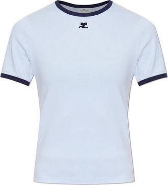 Courr&egrave;ges Donna, Top, Blu, XS, new