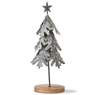 Tag Handcrafted Gray Iron Leaf Tree Decor Holiday Sculpture at Nordstrom