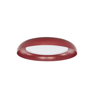 Lindby Lindby L&aacute;mpara De Techo florie En Rojo Pl&aacute;stico