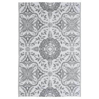 vidaXL Alfombra De Exterior Pp Arakil Gris Claro 190x290 Cm Vidaxl