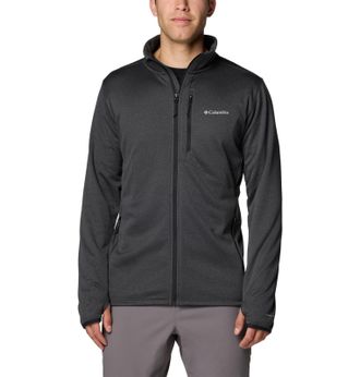 Columbia Mens Park View Fleece Full Zip, 2024 Black Heather, XXL