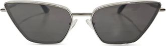 Alexander McQueen geometric sunglasses - Silver
