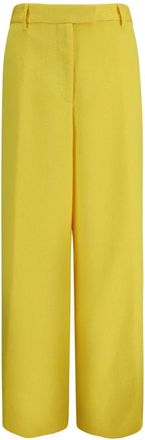 Dries Van Noten Pantaloni larghi - - Trousers - Donna - Giallo - S