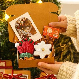 OEM Velas Navide&ntilde;as C&oacute;nicas, Velas De T&eacute; Con Forma De Hombre De Jengibre Con Caja De Regalo, Velas De Cera Hechas A Mano Para Decoraciones De Fiestas Navi