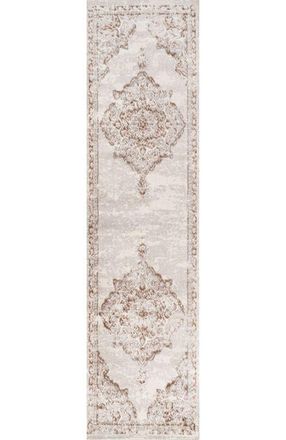 Jonathan Y Designs Alhambra Ornate Medallion Modern Area Rug in Cream/red at Nordstrom, Size 5Ft 0In X 8Ft 0In