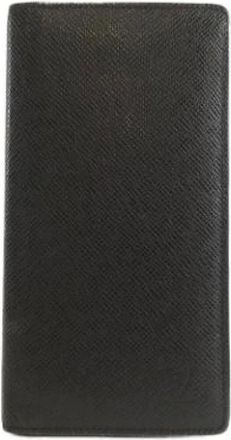 Louis Vuitton Pre-owned Wallets, male, Black, Size: ONE SIZE Pre-owned Long bill wallet (bi-fold)