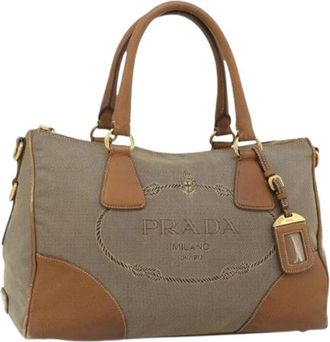 Prada Pre-owned Vintage Hand Bag - Dames - Vintage Handtas - Bruin - ONE Size - Vintage