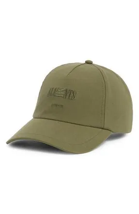 AllSaints Burman Logo Baseball Cap in Olive Green at Nordstrom Rack