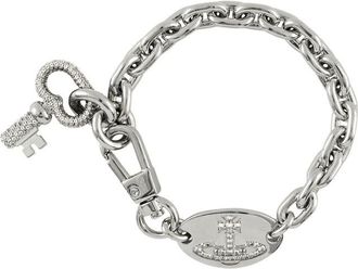 Vivienne Westwood Ovidia Silver-plated Bracelet - One Size