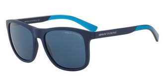 A|X Armani Exchange AX4049SF Asian Fit 818380 Mens Sunglasses Blue Size 57