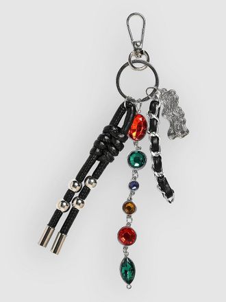 Ninth Hall Rhinestone Chain Charm negro