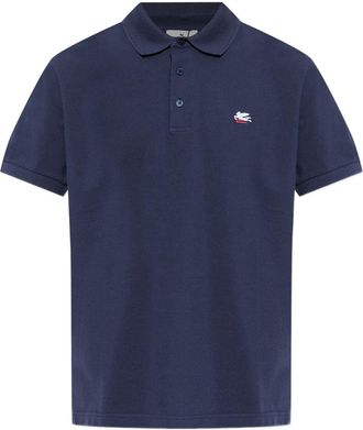 Etro Polo in cotone con logo Etro