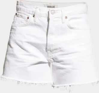 A Gold E Parker Long Frayed Shorts