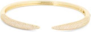 Eye Candy Los Angeles Audra CZ Pavé Cuff Bracelet in Gold at Nordstrom Rack