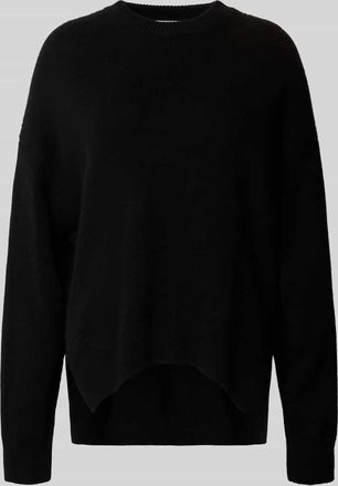 Drykorn Drykorn Oversized Strickpullover mit gerippten Abschlüssen in Black, Größe XL