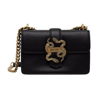 Just Cavalli Dames, Tassen, Zwart, Maat: ONE Size Leer