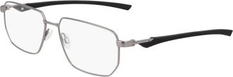 Nike 4317 Eyeglasses - Heren - Brillen - Grijs - 57 MM - Satijn - Accessoires