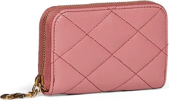 Saint Laurent Womens Coin Purse Cassandre Bijou Tulip Pink Lambskin Wallets & Purses