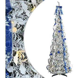 vidaXL &Aacute;rbol De Navidad Artificial Con 200 Led Con Soporte 210 Cm Pvc Vidaxl