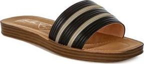 London Rag Zosaya Slide Sandal in Black at Nordstrom Rack, Size 10